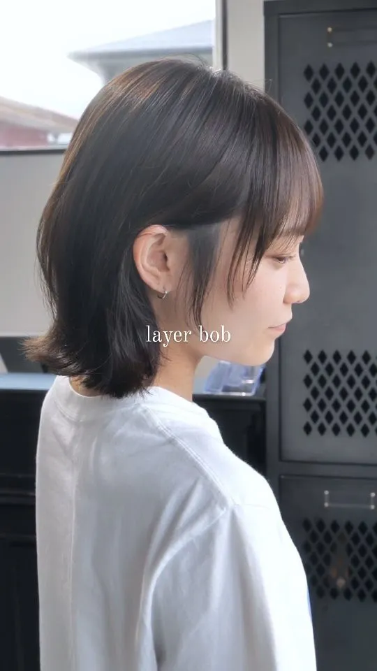 肩上でおしゃれなレイヤーボブ💇