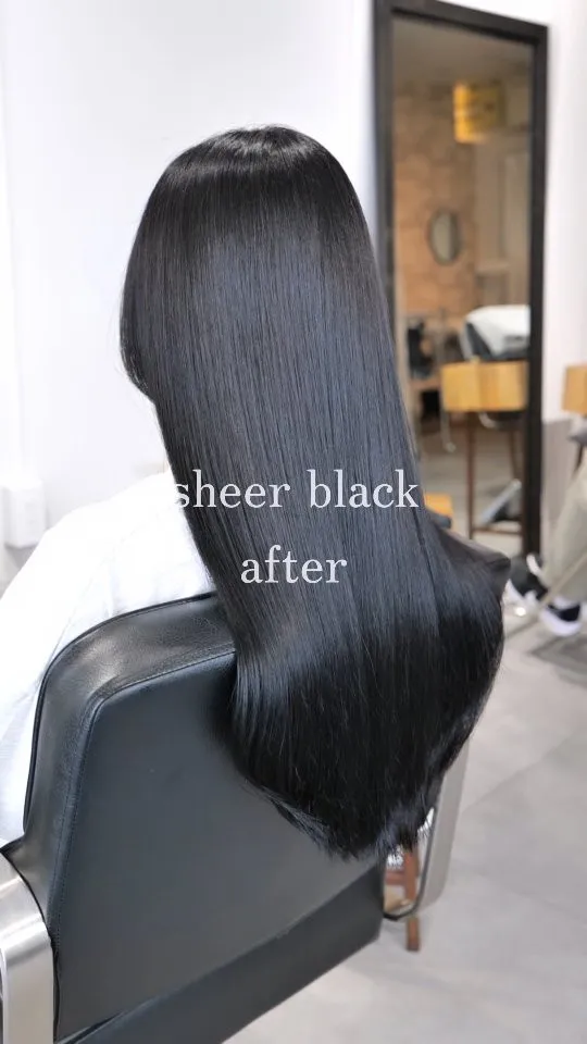シアーブラック~blue lavender~